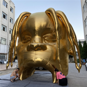 Förderung Freien Aufblasbare Travis Scott Kopf modell aufblasbare charakter für werbung - Product Image 3
