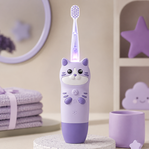 <span class=keywords><strong>Brosse</strong></span> <span class=keywords><strong>à</strong></span> dents <span class=keywords><strong>électrique</strong></span> pour enfants Luxsmile Child Smart Cartoon LED étanche rechargeable pour bébés de 3 <span class=keywords><strong>à</strong></span> 12 <span class=keywords><strong>ans</strong></span>, 360 degrés - Product Image 1