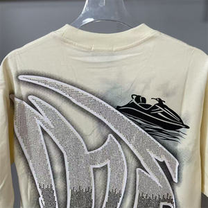 Misto emozione diamante angelo Beige a maniche corte t-shirt da <span class=keywords><strong>uomo</strong></span> <span class=keywords><strong>abbigliamento</strong></span> <span class=keywords><strong>di</strong></span> <span class=keywords><strong>marca</strong></span> - Product Image 6