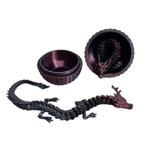 3D Printing Companies Can Custom FDM Plastic 3D Printing Chinese Dragon and Dragon Egg 3D Printing Online