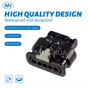 Khối lượng không thấm nước Cảm biến lưu lượng không khí maf với 5-Way Tyco PA66 kết nối đồng liên hệ với vật liệu cho Audi VW 4f0973705 Nam/Nữ - Product Image 4