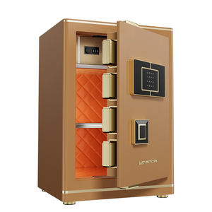 Coffre-fort FB-45 en acier avec serrure électronique, coffre-fort de dépôt pour hôtel, ignifuge, avec serrure à <span class=keywords><strong>empreinte</strong></span> digitale, pour le rangement domestique et la sécurité à domicile - Product Image 2