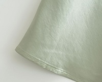 Jupe trapèze en satin pour femme, taille haute, longueur cheville, infroissable, élégante, minimaliste, pour le bureau ou décontractée, longue, OEM ODM