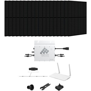 Kit Completo de Microinversor Solar Monocristalino de Silicona Conectado a la Red 58493, Controlador MPPT de 8kW, Batería de Iones de Litio para Techo, Energía Solar 58493 - Product Image 2