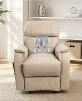Canapé de massage Shiatsu moderne avec rouleaux de massage du dos, chaise de massage chauffante et vibrante