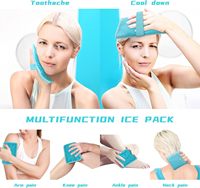 Compresse de gel réutilisable avec sangle pour la thérapie par le chaud/froid, soulagement de la douleur et récupération des blessures - Fournitures de thérapie de réadaptation