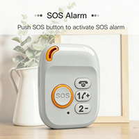 Mini traceur GPS personnel, alarme d'urgence SOS, dispositif de suivi GSM GPRS