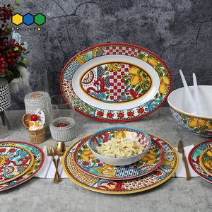Assiettes, bols et plateaux incassables en mélamine de qualité supérieure pour vaisselle en mélamine - Product Image 1