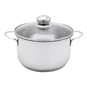 Meat <b>Pot</b> Saturn Glass Lid 24 Cm Stainless Steel Soup Stock <b>Pot</b> - Product Image 1