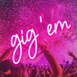 Gig 'Em trong suốt Acrylic Neon dẫn đăng ký IP65 bầu không khí lễ hội RGBW ánh sáng USB làm việc PVC cơ thể với 5V Điện áp đầu vào - Product Image 5