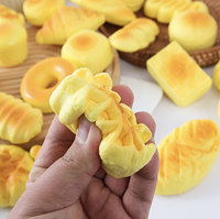 Jouet sensoriel anti-stress en PU ultra doux à forme alimentaire, à remontée lente, idéal comme cadeau
