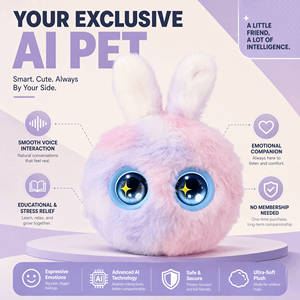Compagnon émotionnel intelligent, texture moelleuse Mochi, CE CPC, modes vocaux personnalisés, cadeau pour enfants, chant, parole, danse, vente en gros OEM - Product Image 3