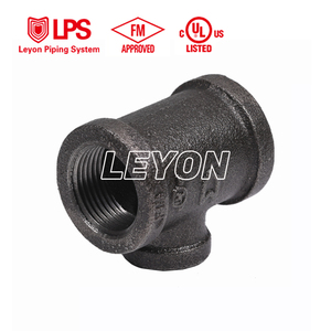 Tuberías de lucha contra incendios Leyon FM UL Sistema de rociadores contra incendios Sistema de protección contra incendios Tubería de hierro dúctil Figttings Camiseta roscada - Product Image 4