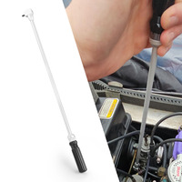 Outil de réglage de carburateur de 19 pouces/485mm, tête coudée à 90 degrés, vis pilote en métal, outil de réglage pour motoneige ATV UTV