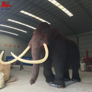 游乐场动物模型手工模拟猛犸象