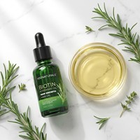 Minyak Rambut Elixir Pertumbuhan Rambut Rosemary OEM, Perawatan Kulit Kepala Penguat Rambut dengan Peppermint, Keratin, Kolagen, Minyak Argan, dan Minyak Tea Tree