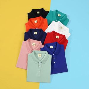 Polo de golf à manches courtes uni de haute qualité avec logo personnalisé, séchage rapide, sans couture, pour hommes, chemise de polo pour affaires - Product Image 2