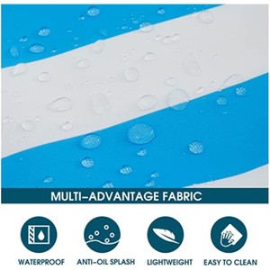 Bolso de playa informal impermeable grande con dos asas plegable y resistente a la arena para piscina y <span class=keywords><strong>Fitness</strong></span> con cierre de cremallera - Product Image 5