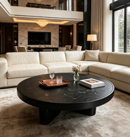 Table basse moderne et contemporaine en panneau écologique E1 pour la maison, l'appartement, l'hôtel, le bureau, les projets commerciaux, meubles en gros
