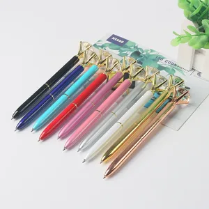 Bolígrafo de cristal personalizado de alta calidad con diamantes, bolígrafo con diamantes en la parte superior con logotipo personalizado para regalo de niñas - Product Image 6