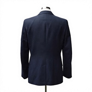 Chaqueta de Uniforme Estilo Túnica Alemana de Color Sólido para Hombre, con 3 Botones y Bolsillos Delanteros para Ropa de Trabajo - Product Image 2