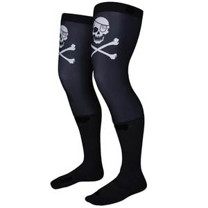 Calcetines Largos Personalizados CELINNE para Hombre, Calcetines de Motocicleta de Poliéster y Elastano, Calcetines Deportivos Transpirables Negros de Moda para Hombre - Product Image 1
