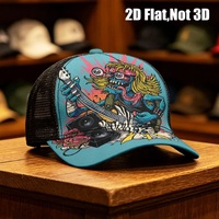Gorra Trucker de 5 Paneles con Corte Láser, Diseño Moderno para Exteriores, Pedido Personalizado OEM, MOQ Bajo, Serigrafía, Sublimación, Cierre a Presión, Estilo Deportivo y Hip Hop