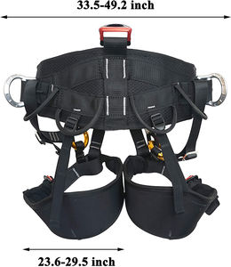 Baju Keselamatan Kerja Luar Ruangan, Baju Penyelamat Dewasa, Panjat Tebing, Pendakian Gunung, <span class=keywords><strong>Harness</strong></span> Keselamatan Kerja, Udara, Setengah Panjang - Product Image 4