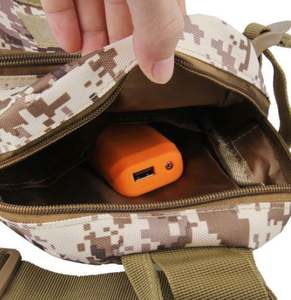 Échantillon gratuit BSCI sac à bandoulière tactique Camouflage petite poitrine sac à bandoulière tactique résistant à l'eau voyage sac à bandoulière personnalisé - Product Image 6