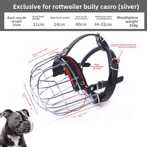 Bozal para Perros Anti-Mordidas, Evita la Ingestión Accidental para Rottweiler, Pitbull, Bulldog Francés, <span class=keywords><strong>Cane</strong></span> <span class=keywords><strong>Corso</strong></span>, Border Collie, Perros Medianos/Grandes - Product Image 2