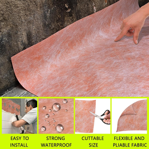 Excellente adhérence au béton pour l'étanchéité des murs et sols de salle de bain, membrane d'étanchéité composite en polymère PE PP - Product Image 2
