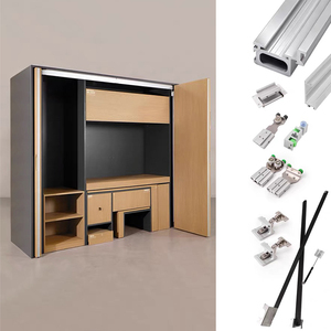 <span class=keywords><strong>Concepta</strong></span> Möbelzubehör Hardware Schwenkbares Kleiderschrank-Schiebetürsystem Bi-Fold Schiebetürschiene Schrank-Schiebescharnier - Product Image 1