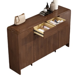 Mueble Zapatero para el Hogar, Color Madera Nogal, Estante de Almacenamiento para Entrada, Zapatero Versátil - Product Image 3