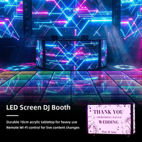 Panel de Pantalla LED Personalizado con Cabina de DJ Modular, Interfaz de Control Inalámbrica, Clasificación IP65 para Uso en Tiendas Minoristas, Animación