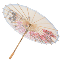Parapluie en papier huilé de soie fait main LS03, design ROMAN, parapluie droit, décoration de plafond artisanale, accessoires de danse, parasols