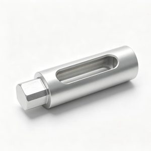 Manchon de connexion hexagonal sur mesure CNC, en alliage d'aluminium 6061-T6, composant de connexion pour équipement automatique - Product Image 3