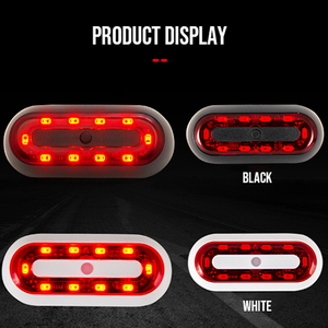 Luz Trasera LED Recargable USB para Bicicleta, Impermeable, Luz <span class=keywords><strong>de</strong></span> Advertencia para Casco <span class=keywords><strong>de</strong></span> Ciclismo, Lámpara <span class=keywords><strong>de</strong></span> Seguridad, Luz LED para Casco <span class=keywords><strong>de</strong></span> Motocicleta - Product Image 5