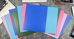 Carpeta brillante de lujo personalizada de gran venta, papel A4, enchufe único, tipo de enchufe doble, acuerdo de cooperación, bolsa para documentos, carpeta de oficina - Product Image 4