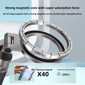 Nuevo Soporte Magnético Multifuncional para Teléfono Móvil con Rotación de 360 Grados y Estabilización para Cocina, Escritorio y Portátil - Product Image 2