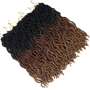 Extensiones de Cabello Sintético Ondulado Estilo Gypsy Locs, Extensiones de Cabello Suaves de Imitación de Crochet, Extensiones de Cabello Jumbo Crochet Estilo Gypsy Locs - Product Image 2