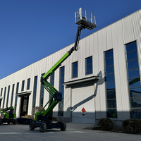 Nouvelle nacelle articulée automotrice de 45, 90 et 140 pieds pour la construction extérieure, monte-charge en acier facile à conduire avec élingue à chaîne