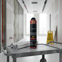 MU CHAO A22 900g 750ML B2 Mousse de polyuréthane ignifuge blanche monocomposant : Remplissage ignifuge pour l'ingénierie