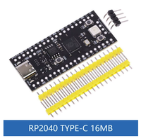 Placa base RP2040 tipo C compatible con Raspberry Pi Pico RP2 Dual Core M0+ 4/16MB Flash MCU compatible con MicroPython para proyectos DIY