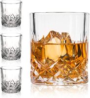 Crystal Old Fashioned Whisky Glasses Unique Bourbon Glass Licor Tumbler Bar Glasses Set