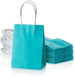 Biodegradable Kraft Paper <strong>Bag</strong> for Shoes <strong>and</strong> <strong>Crafts</strong> Customizable Logo <strong>Christmas</strong> <strong>Gift</strong> Packaging with Handles - Product Image 3