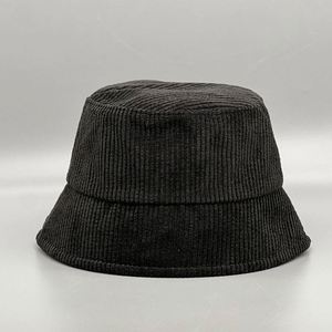 Wholesale Blank Corduroy Bucket <b>Hats</b> Unisex <b>Summer</b> Travel Beach Fisherman Cap for Men <b>Women</b> Teens Promotion Gift - Product Image 3