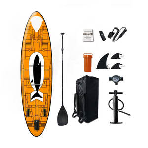 Tabla de <span class=keywords><strong>paddle</strong></span> de pie inflable Sup de forma redonda con mochila, bomba de mano, Correa - Product Image 2