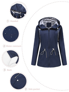 <span class=keywords><strong>Imperméable</strong></span> à capuche pour <span class=keywords><strong>femme</strong></span>, poncho vintage d'<span class=keywords><strong>été</strong></span> en polyester, longueur régulière, <span class=keywords><strong>imperméable</strong></span>, à manches longues, nouveau modèle européen américain 2026 - Product Image 4