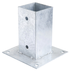 Staffa di Ancoraggio per Pergola Zincata 91x91mm - Product Image 1