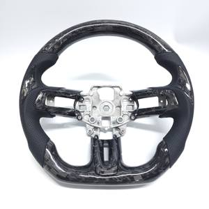 Volante de Fibra de Carbono Forjado para Ford <span class=keywords><strong>Mustang</strong></span> <span class=keywords><strong>GT</strong></span> V6 EcoBoost Shelby GT350 GT500 2015 <span class=keywords><strong>2016</strong></span> 2017 2018 2019 2020 2021 2022 2023 - Product Image 1